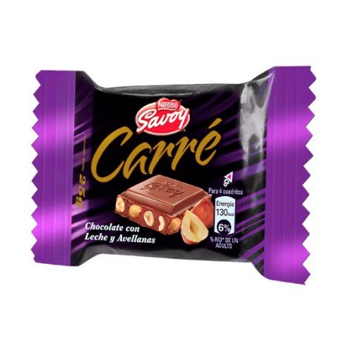 CHOCOLATE MINI CARRE 25G