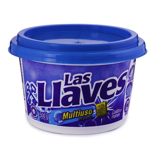 LAVAPLATOS CREMA LAS LLAVES 500GR